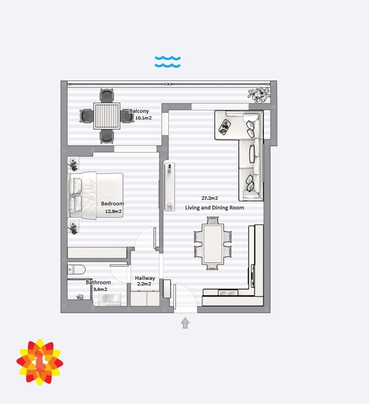 Rose Sea View Apartment Саранде Екстериор снимка